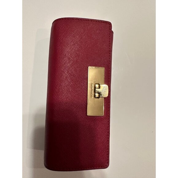 Michael Kors Callie Cherry Carryall Wallet - Picture 3 of 13